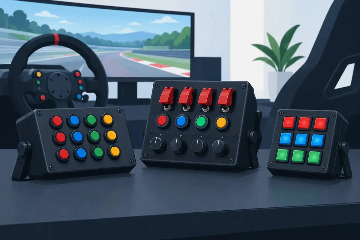 Beste Button Boxes für Simracing auswählen - GermanSimRacing