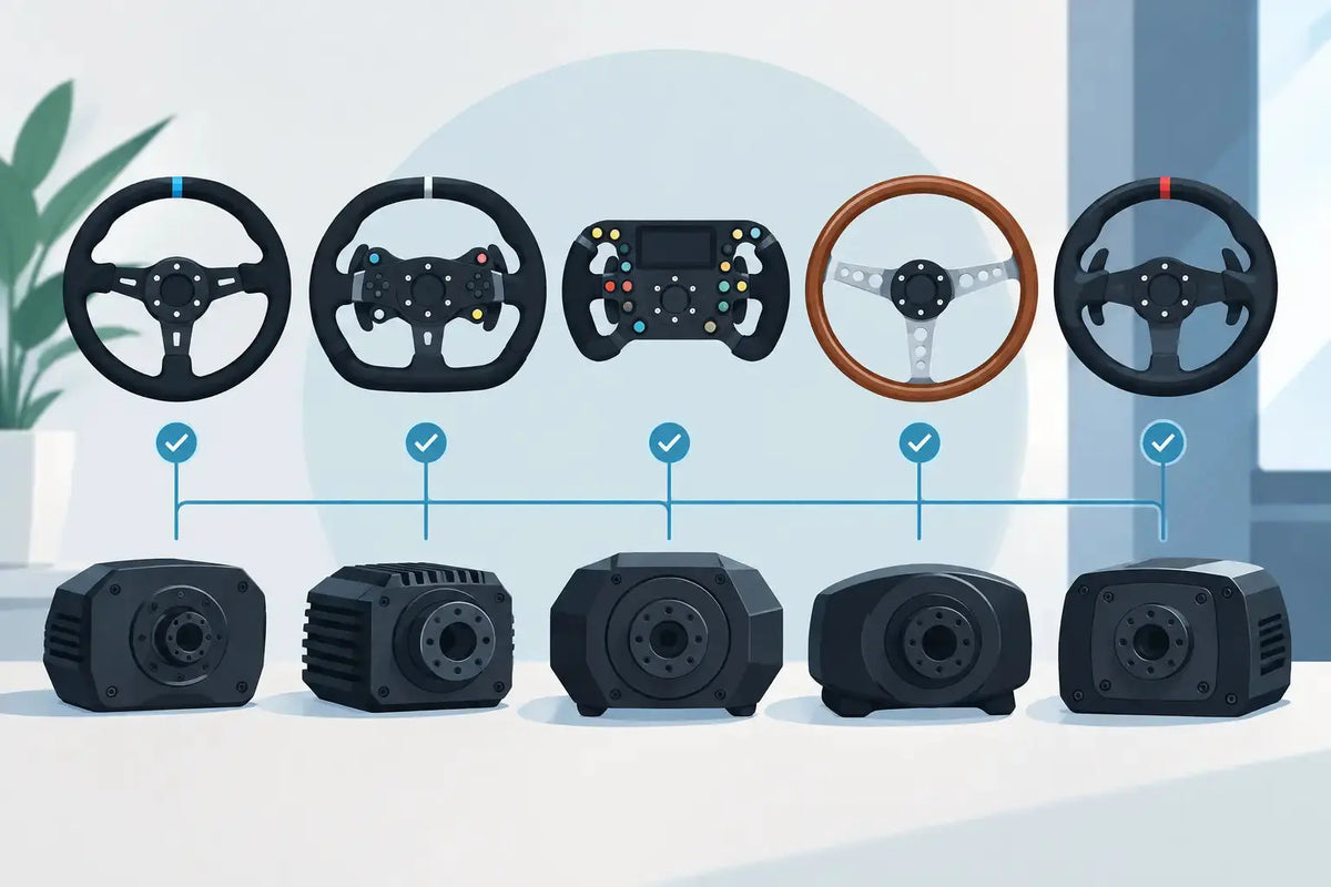 Passen alle Lenkräder auf Wheelbases zusammen? - GermanSimRacing