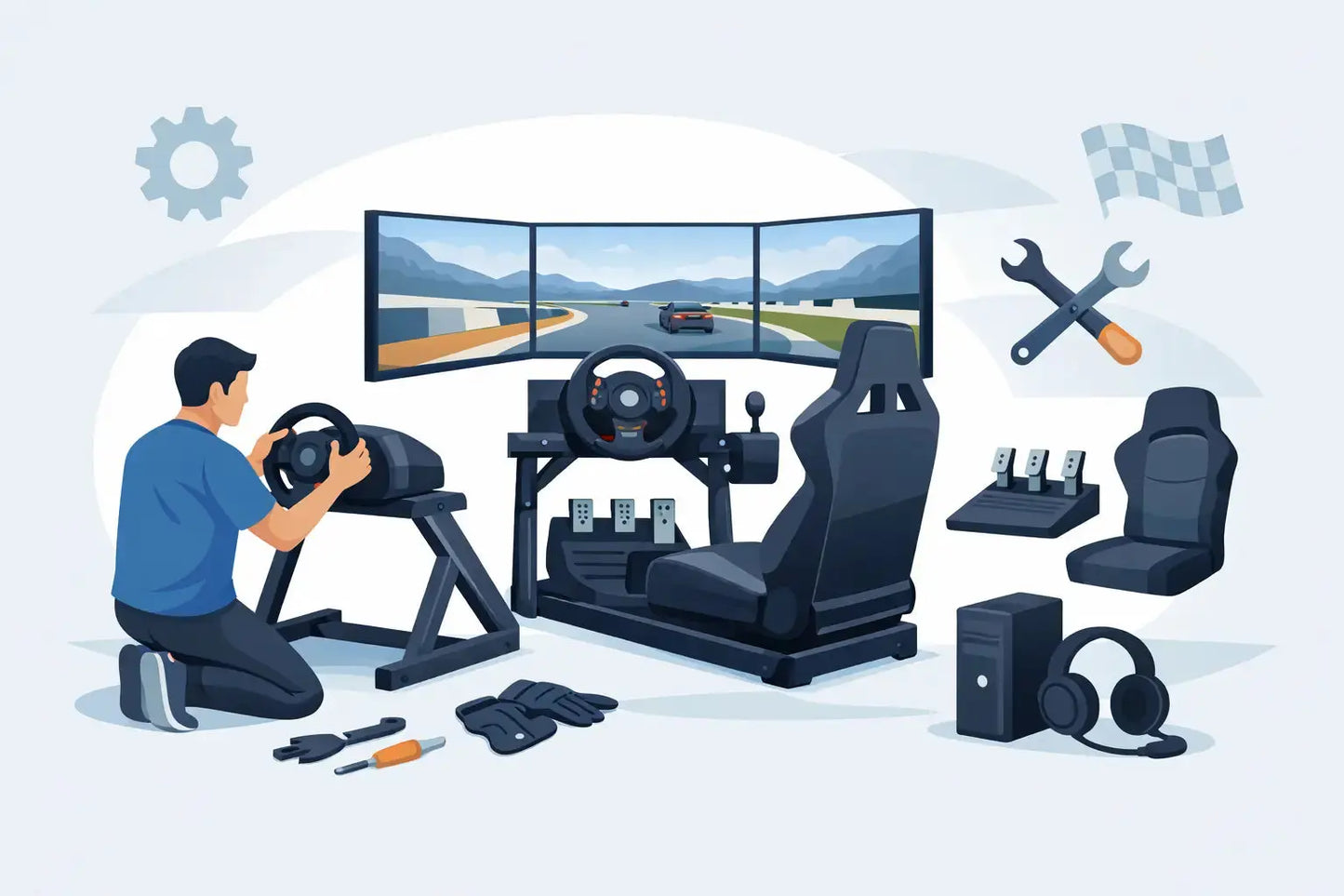 Simracing Rig richtig aufbauen - GermanSimRacing