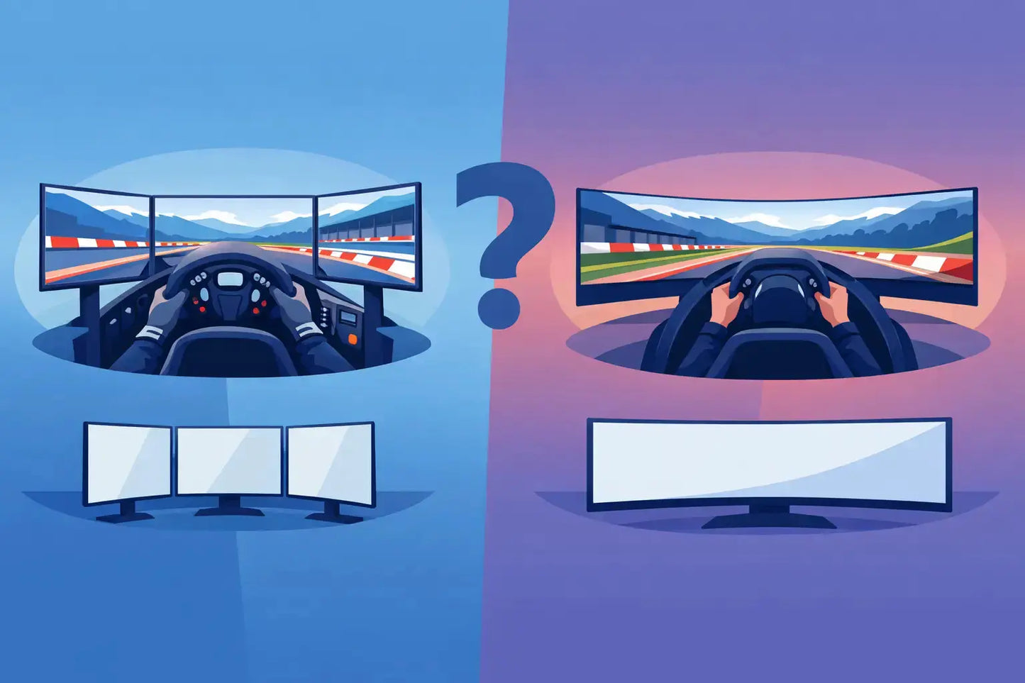 Triple Screen oder Ultrawide SimRacing? - GermanSimRacing