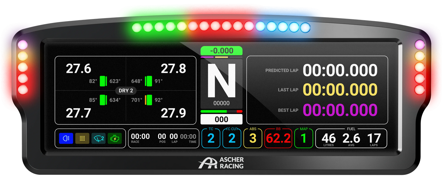 8“ Dashboard - GermanSimRacing