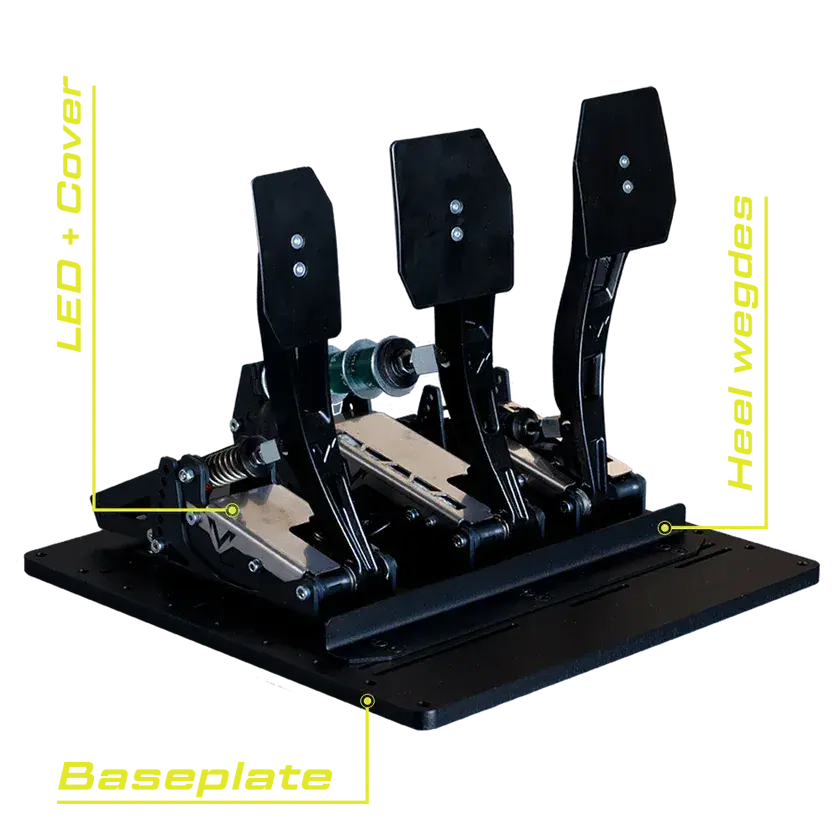 
                  
                    Atrax 3 pedals Black - GermanSimRacing
                  
                