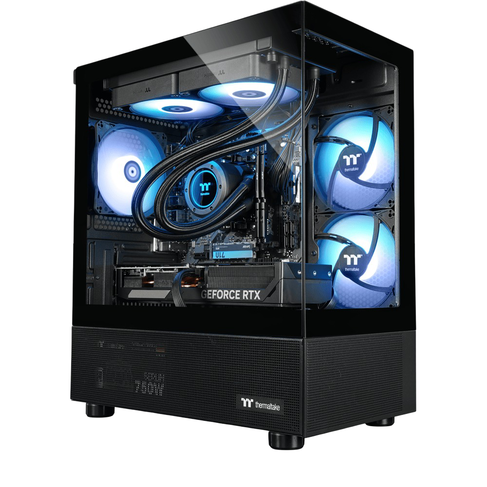 Blue Kobold  RTX 5070 Black LCGS Gaming PC - GermanSimRacing