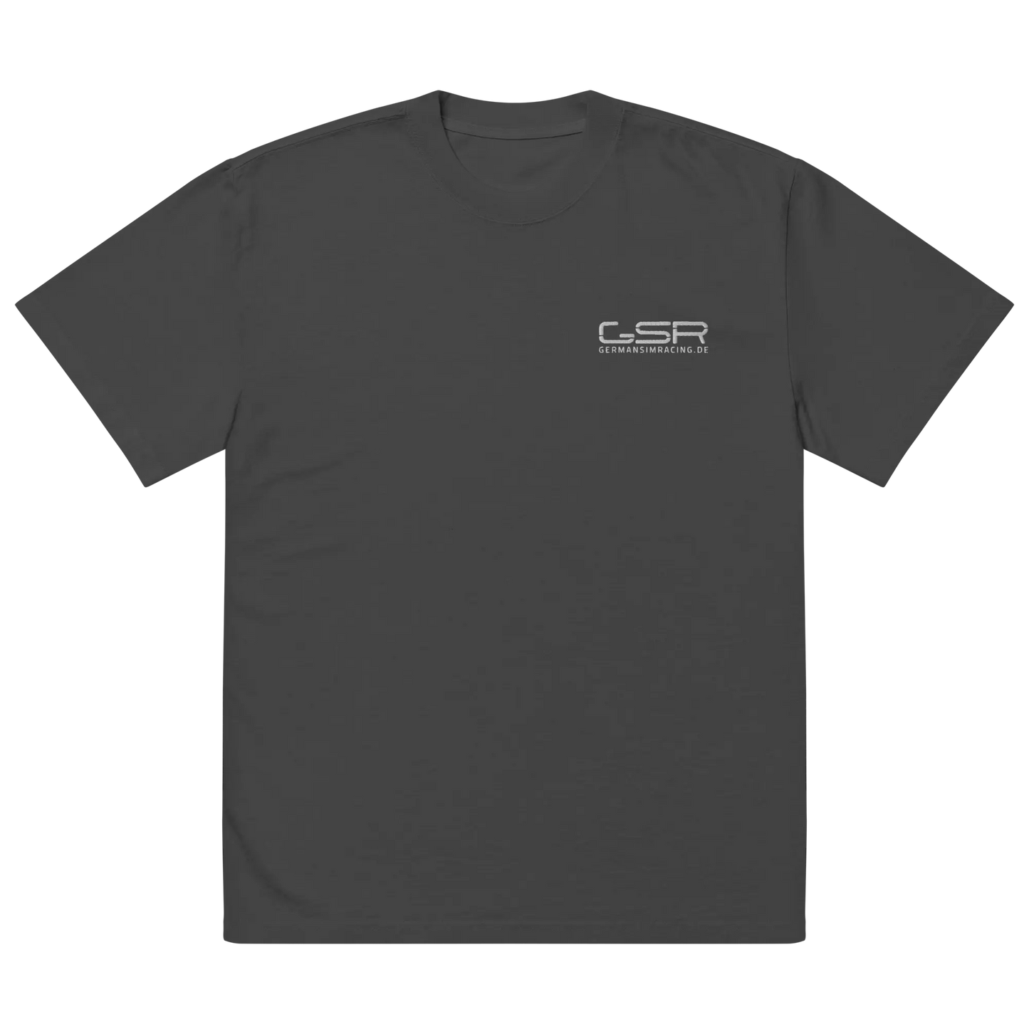 Oversized T-Shirt mit verwaschenem Look (Logo) - GermanSimRacing