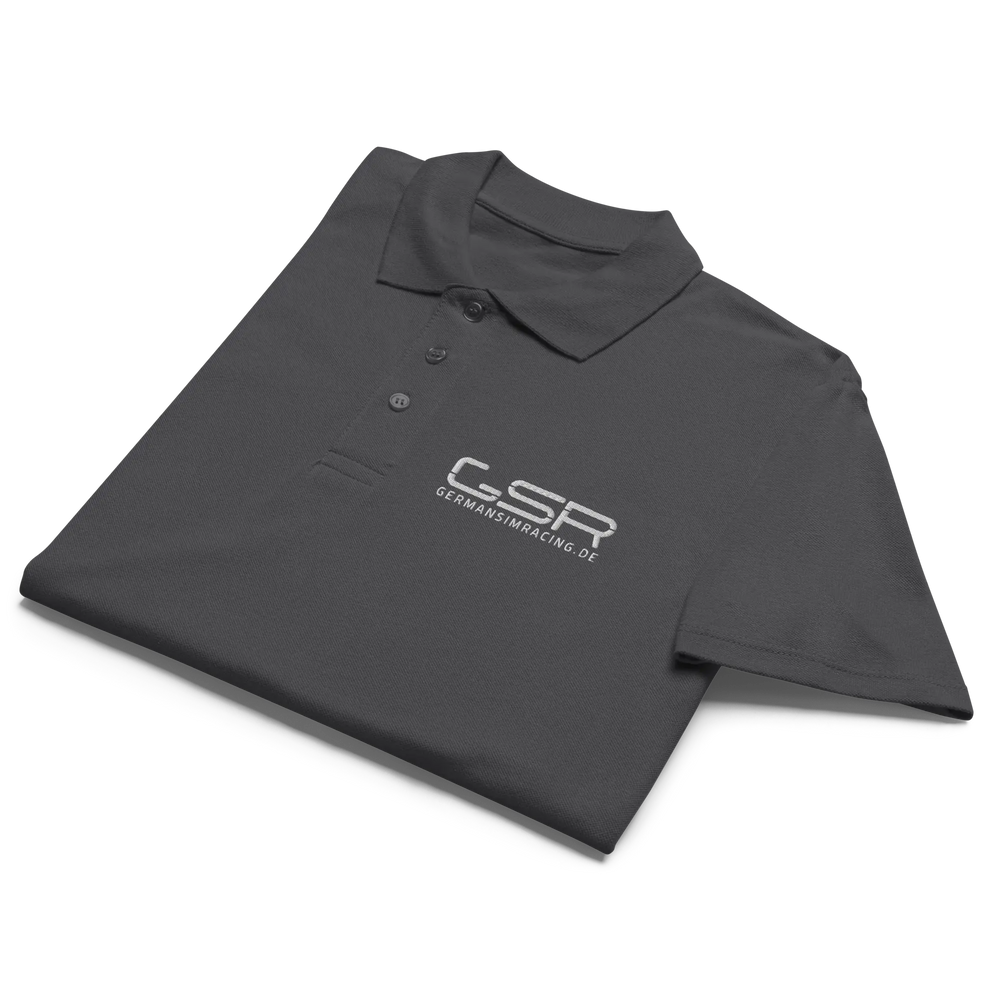 
                  
                    Premium-Piqué-Poloshirt (Logo) (GSR Intern) - GermanSimRacing
                  
                