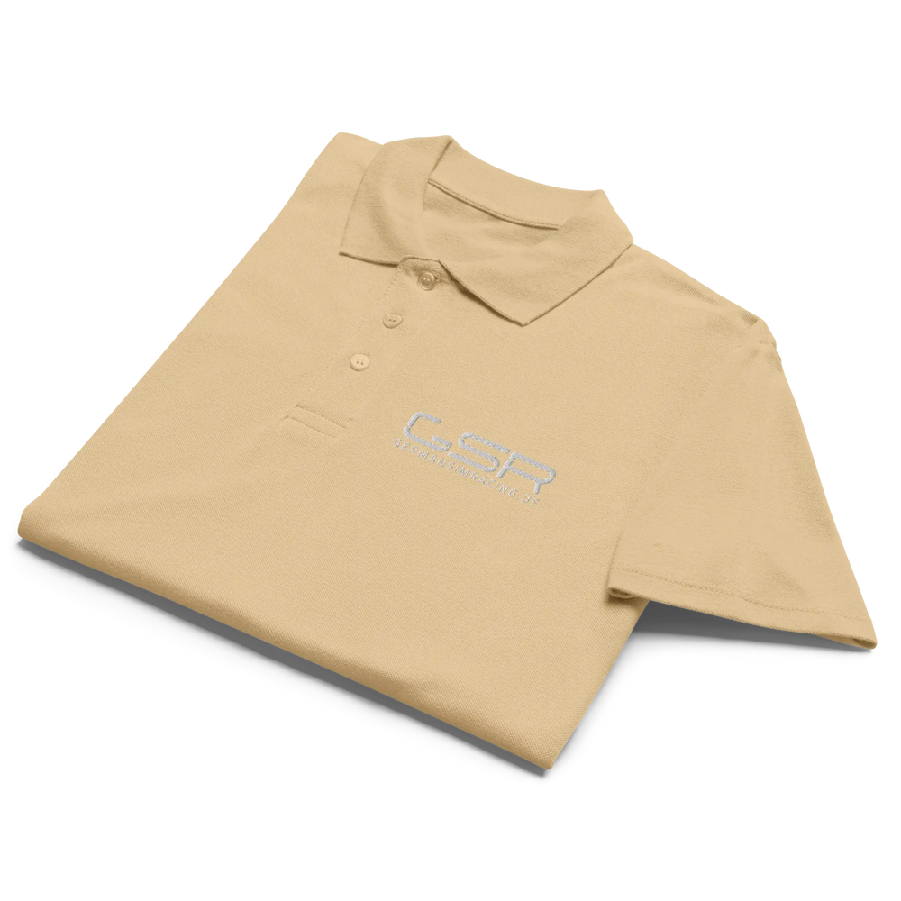 
                  
                    Premium-Piqué-Poloshirt (Logo) (GSR Intern) - GermanSimRacing
                  
                