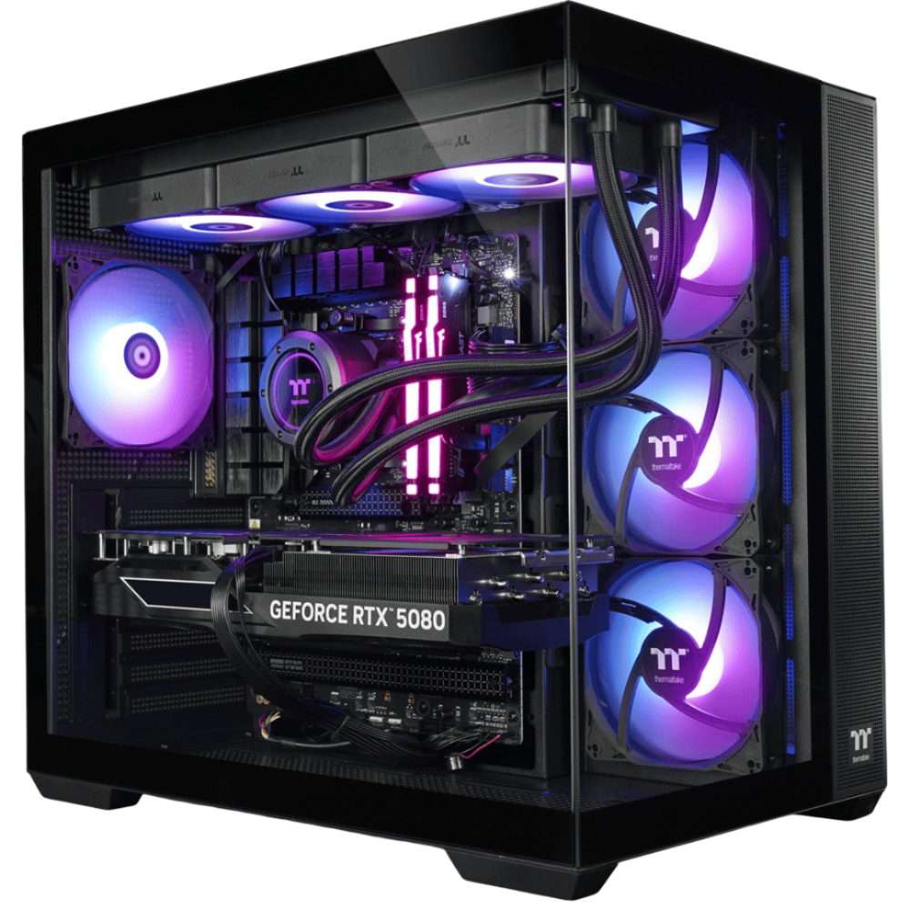 Purple Leviathan RTX 5080 Black LCGS Gaming PC - GermanSimRacing