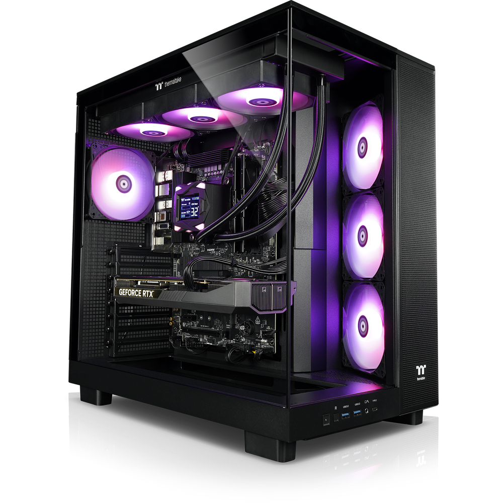Purple Pixie King 5070TI Black LCGS Gaming PC - GermanSimRacing