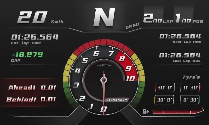 Dvm R800 R800 Digital Dash | GermanSimRacing