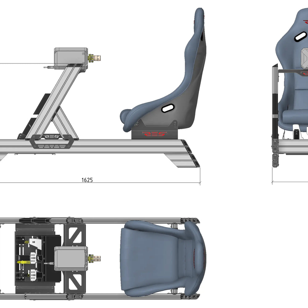 
                  
                    SMART COCKPIT + RES TECH GT SEAT - GermanSimRacing
                  
                