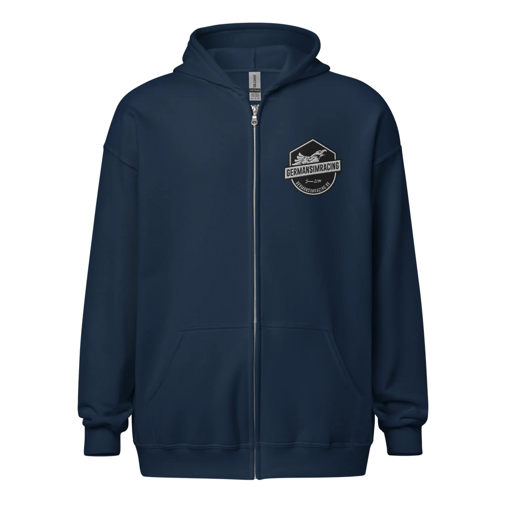 
                  
                    Unisex Heavy-Blend Zip Hoodie (Badge, Logo) - GermanSimRacing
                  
                