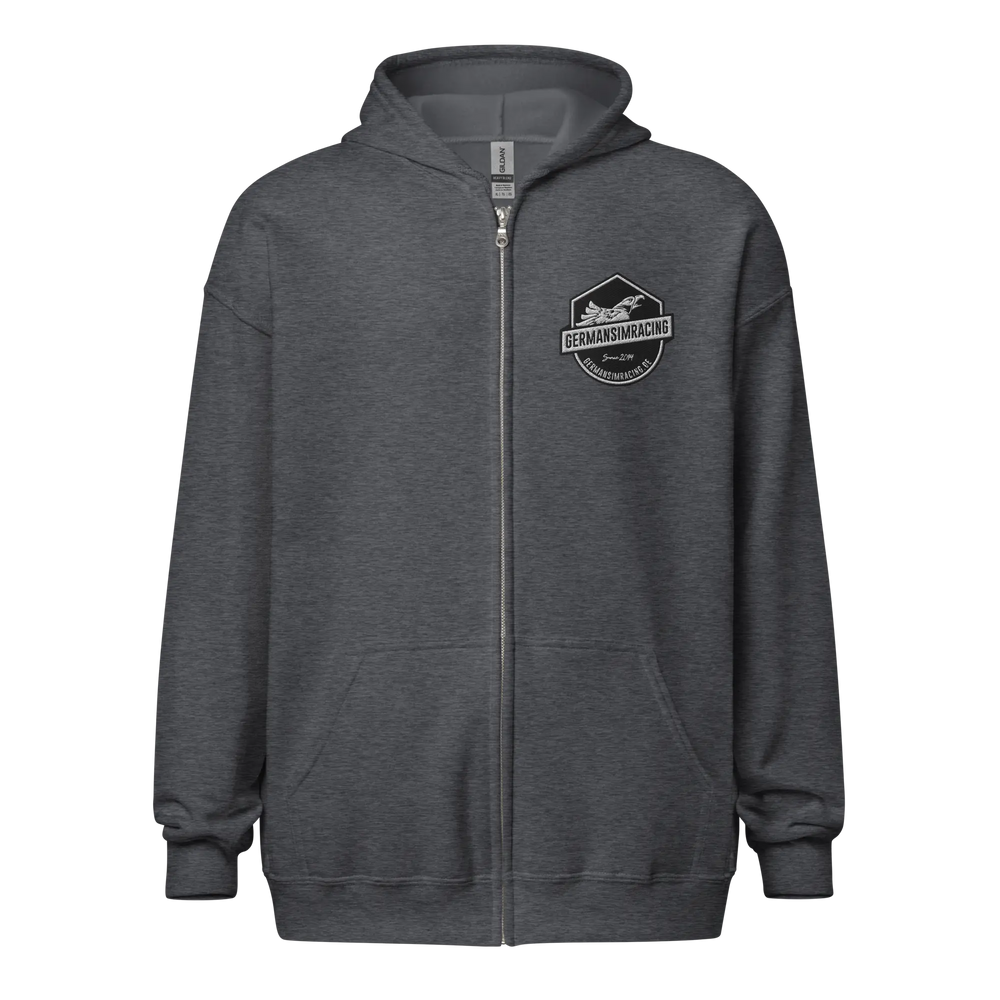 
                  
                    Unisex Heavy-Blend Zip Hoodie (Badge, Logo) - GermanSimRacing
                  
                