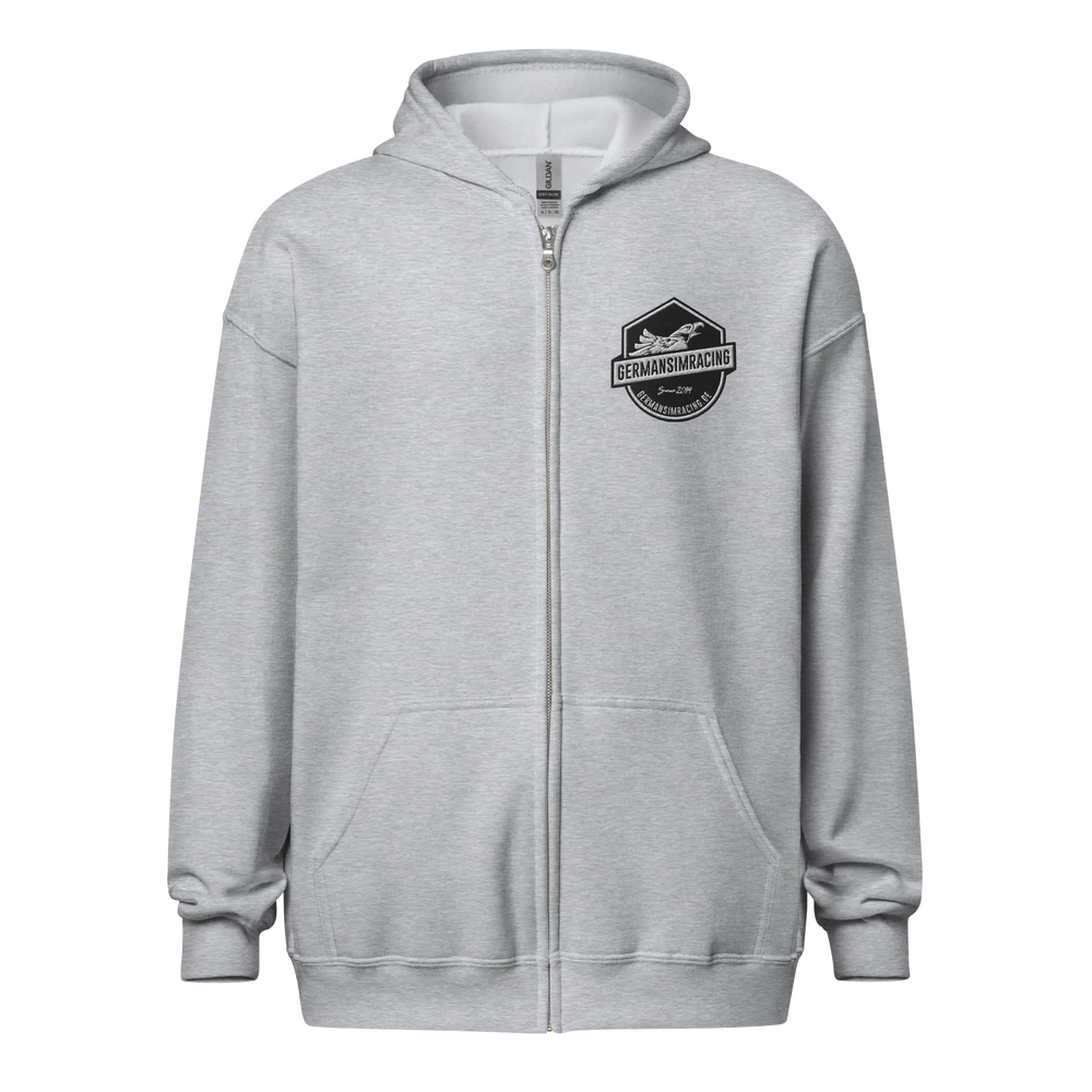 
                  
                    Unisex Heavy-Blend Zip Hoodie (Badge, Logo) - GermanSimRacing
                  
                