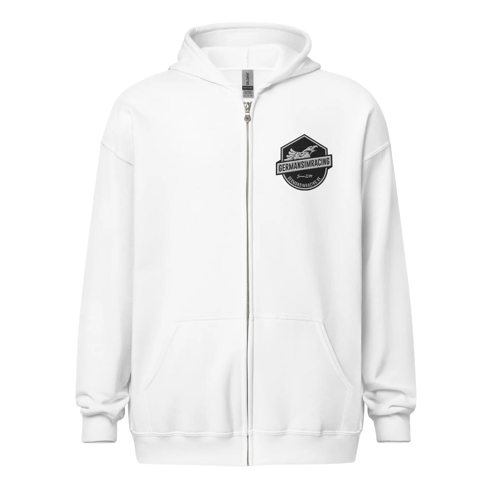 
                  
                    Unisex Heavy-Blend Zip Hoodie (Badge, Logo) - GermanSimRacing
                  
                
