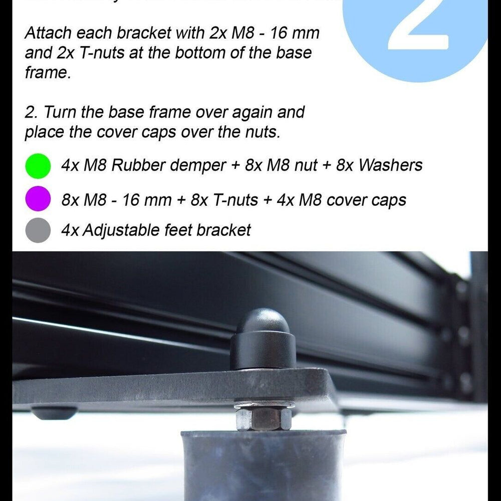 
                  
                    Adjustable feet brackets set
                  
                