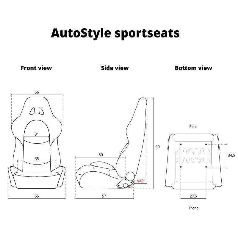 
                  
                    SimXPro Basic Leather Reclining seat + Slider
                  
                