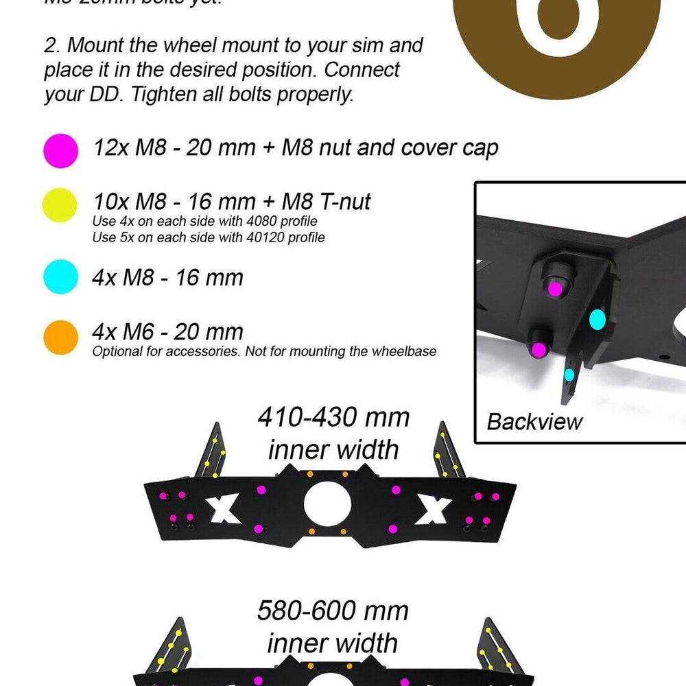 
                  
                    Fanatec DD1-DD2-Podium Side-to-front mount 580-600 mm (upgrade)
                  
                